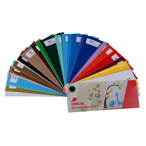 ORACAL Series 631 Exhibition Cal Swatch Fan