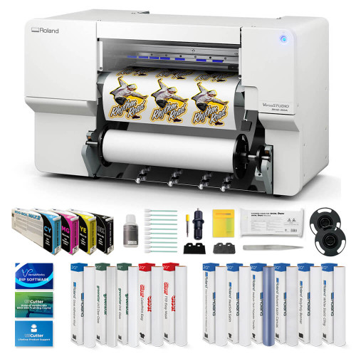 Roland VersaSTUDIO BN2-20A Desktop 20" Eco-Solvent Printer/Cutter with CMYK Inks & Media