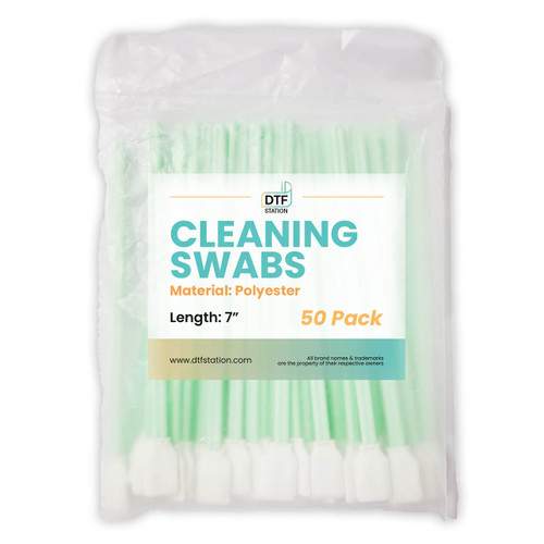 DTF Station Cleaning Swabs - 7" Polyester (50 Pack)