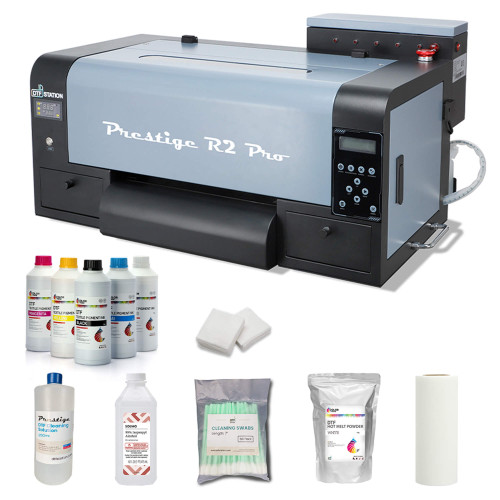 DTF Station Prestige R2 Pro 13" DTF Printer Core Bundle with Inks and Supplies