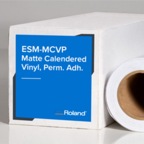 Roland Matte Calendered Digital Vinyl with Permanent Adhesive (ESM-MCVP)