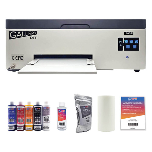 Gallery DTF L805-R 8.3in A4 DTF Printer Bundle