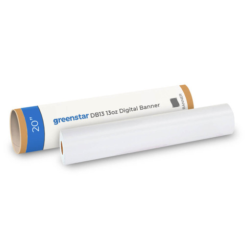 Greenstar DB13 13oz 20" x 10 Yard Single Sided Digital Banner