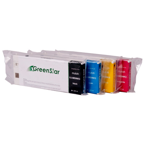 Greenstar Premium Solvent Inks for Mutoh Value Jet Printers