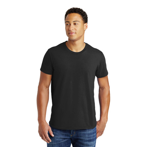 Hanes Perfect-T T-Shirt Tear-Away Tag 100% Cotton Black or White, S, M, L, XL