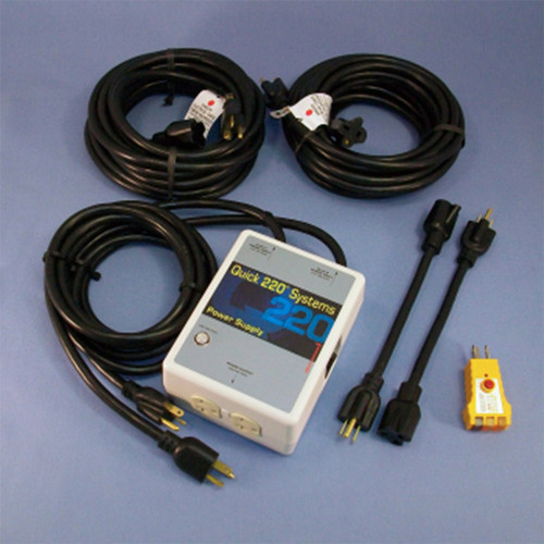 Quick 220 Systems 20 Ampere Straight Blade Outlet, Power Converter