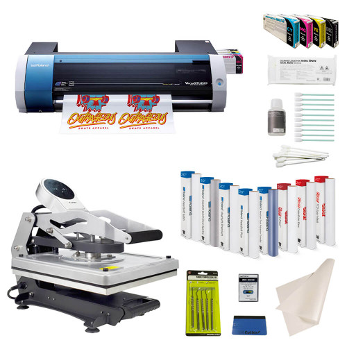 Roland VersaSTUDIO BN-20A Desktop Inkjet Printer/Cutter Garment Decorator Core Bundle