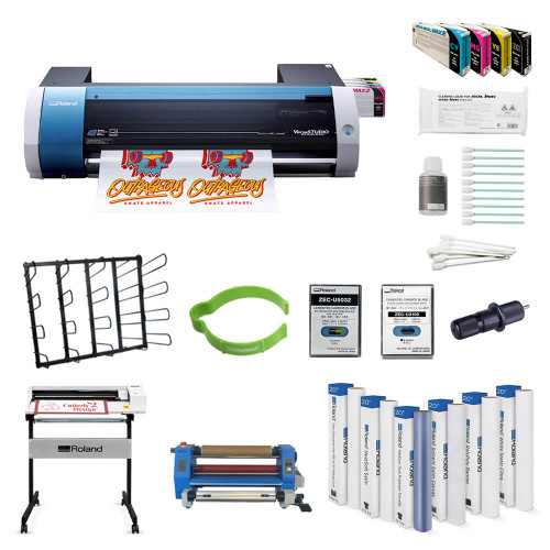Roland BN-20A VersaSTUDIO Desktop Inkjet Printer/Cutter Production Bundle