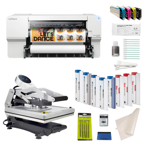 Roland VersaSTUDIO BN2-30 Desktop 30" Inkjet Printer/Cutter Garment Decorator Core Bundle