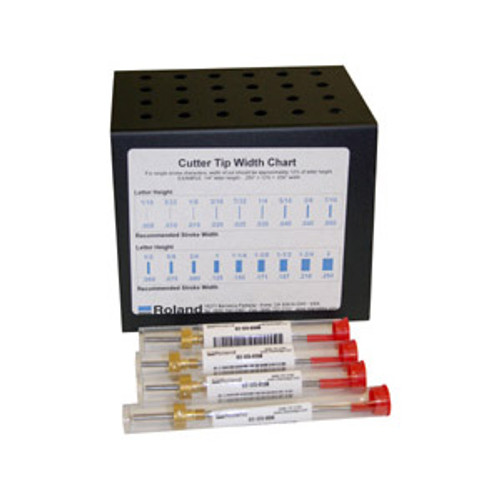 Roland Engraving Tool Starter Kit, 1/8in tools with holder