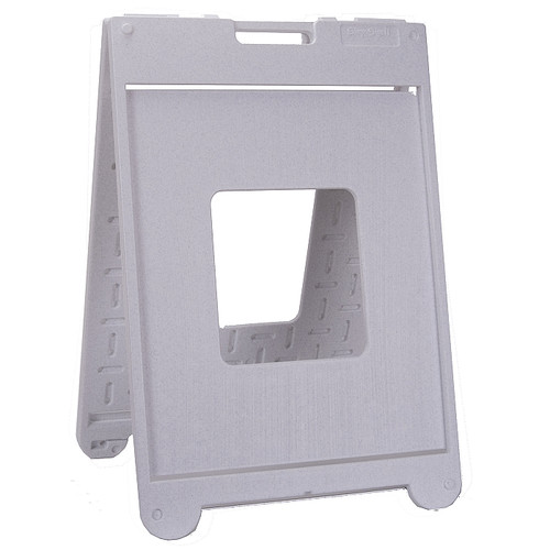White Granite 22" x 28" SimpoSign II A Frame Sign holder