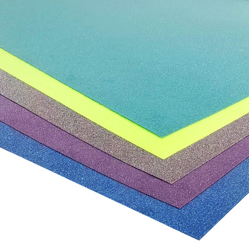 Siser Glitter 5 Color Heat Transfer Vinyl 20" x 1 yard each