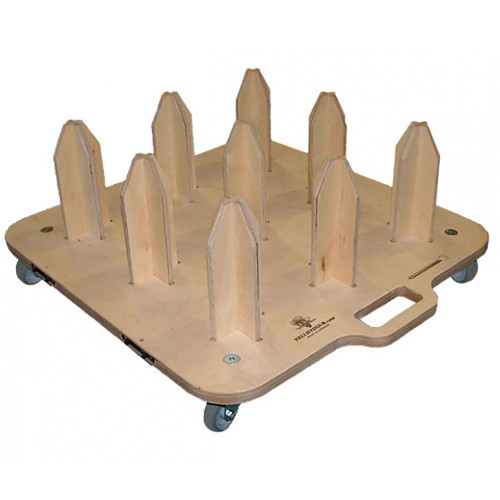 Yellotools TwisterClick Modular Wheeled Vinyl Roll Storage - 3in Cores